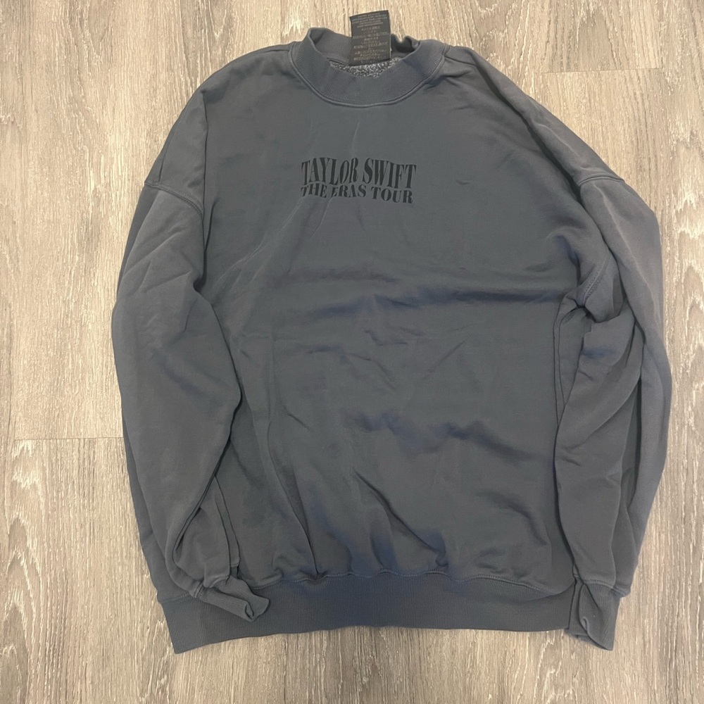 Taylor Swift Men's Dark Blue Crewneck Sweater